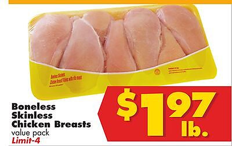 Boneless Skinless Chicken Breasts - Joe V's Smart Shop weekly ad deal