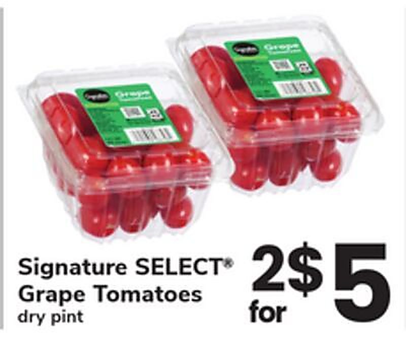 Signature SELECT® Grape Tomatoes - Safeway weekly ad deal