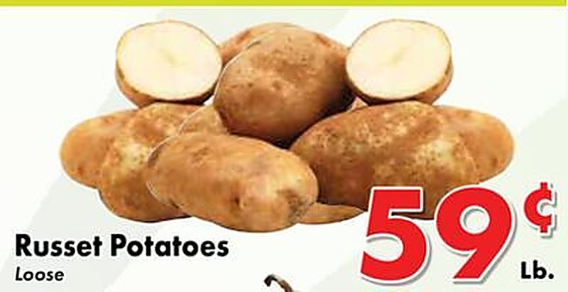 Russet Potatoes - Valley Marketplace weekly ad deal