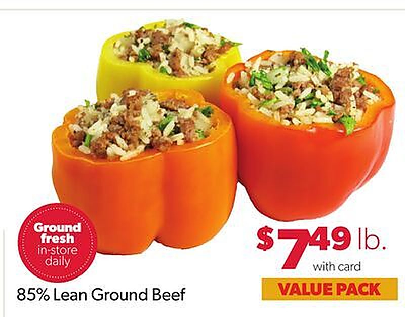 85% Lean Ground Beef - Family Fare weekly ad deal