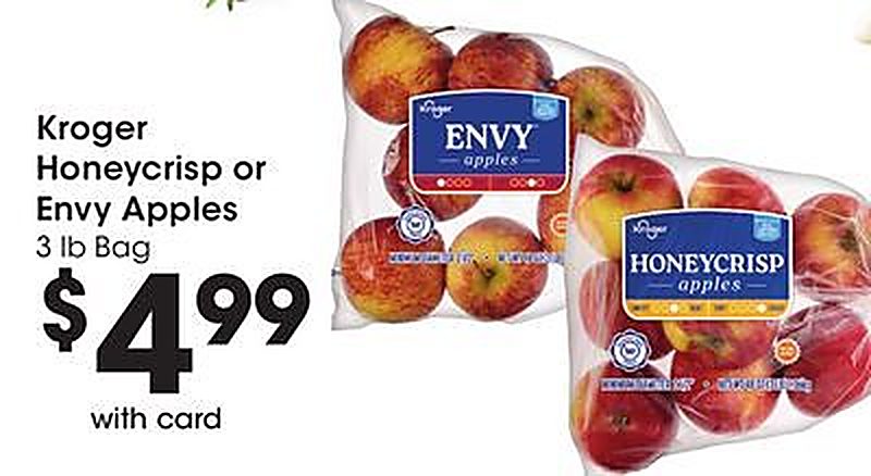 Kroger Honeycrisp or Envy Apples - Pick 'n Save weekly ad deal