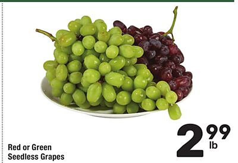 Red or Green Seedless Grapes - Randalls weekly ad deal