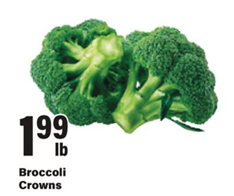 Broccoli Crowns - Big Y weekly ad deal