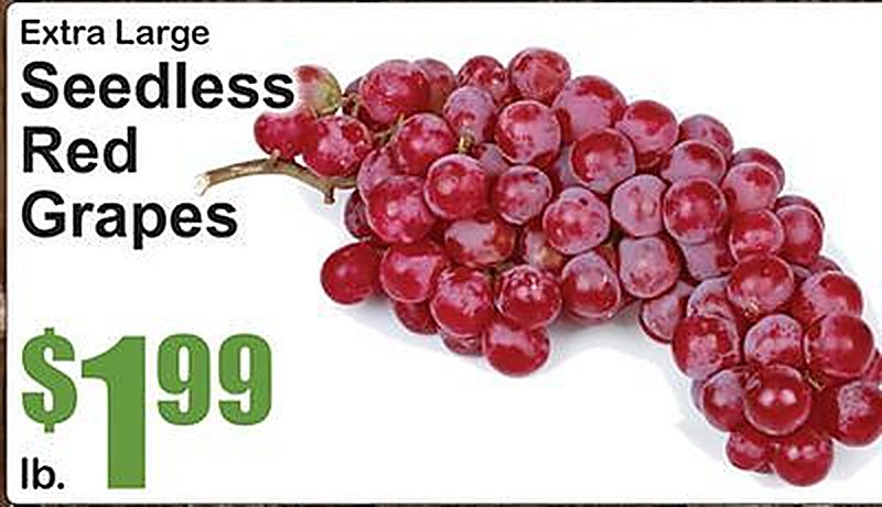 Extra Large Seedless Red Grapes - Superfresh weekly ad deal