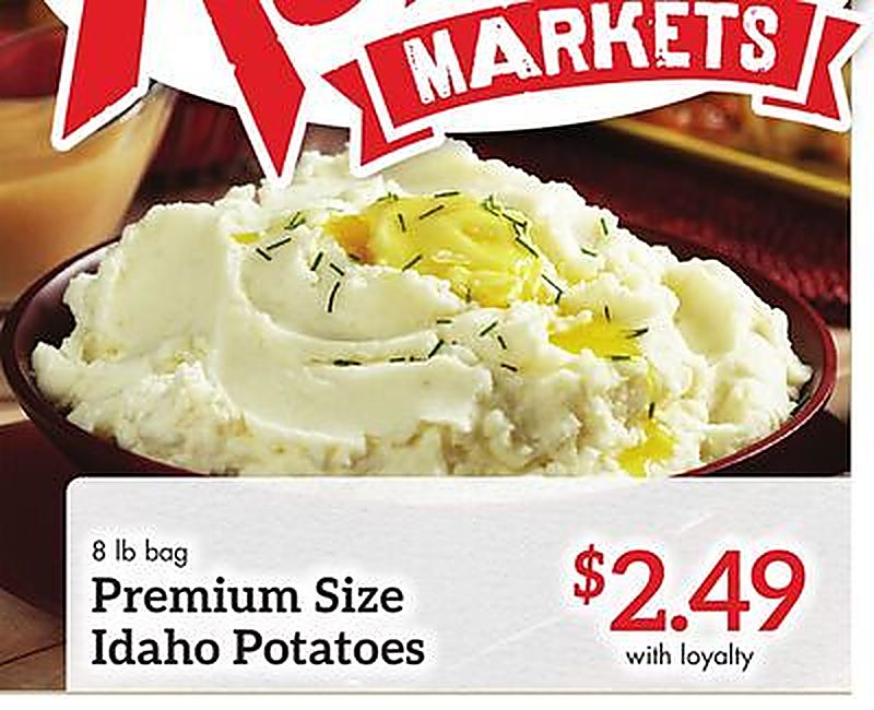 8 lb bag Premium Size Idaho Potatoes - Remke Markets weekly ad deal