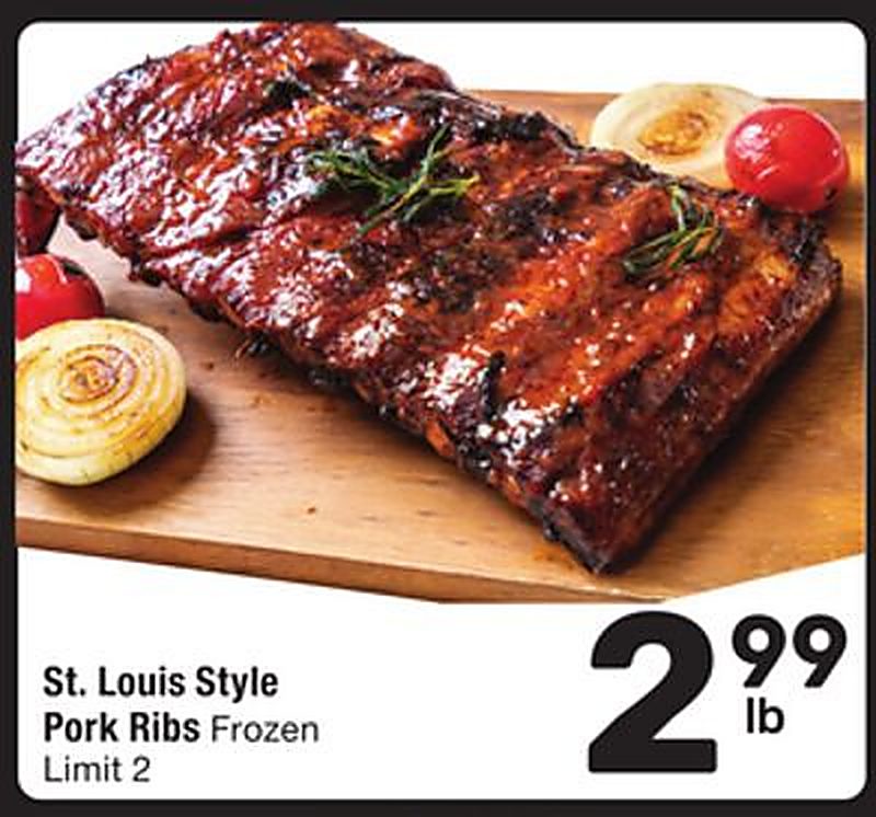 St. Louis Style Pork Ribs - Randalls weekly ad deal