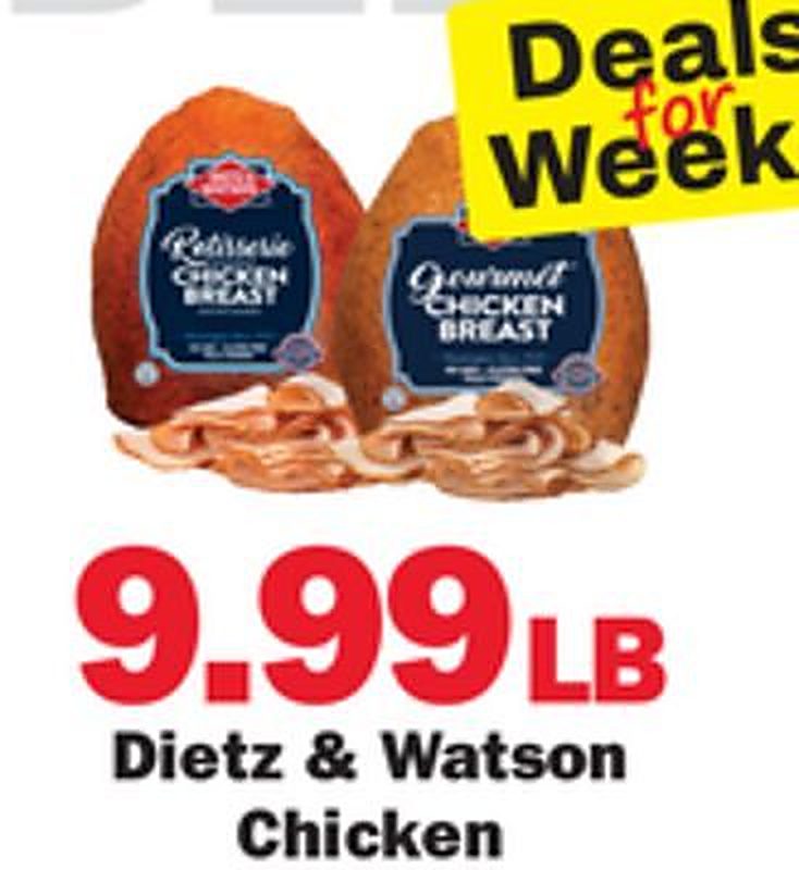 Dietz & Watson Chicken - Schnucks weekly ad deal