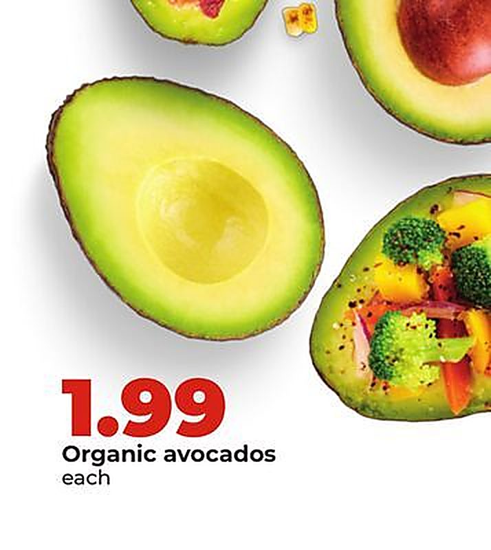 Organic avocados - Hy Vee weekly ad deal