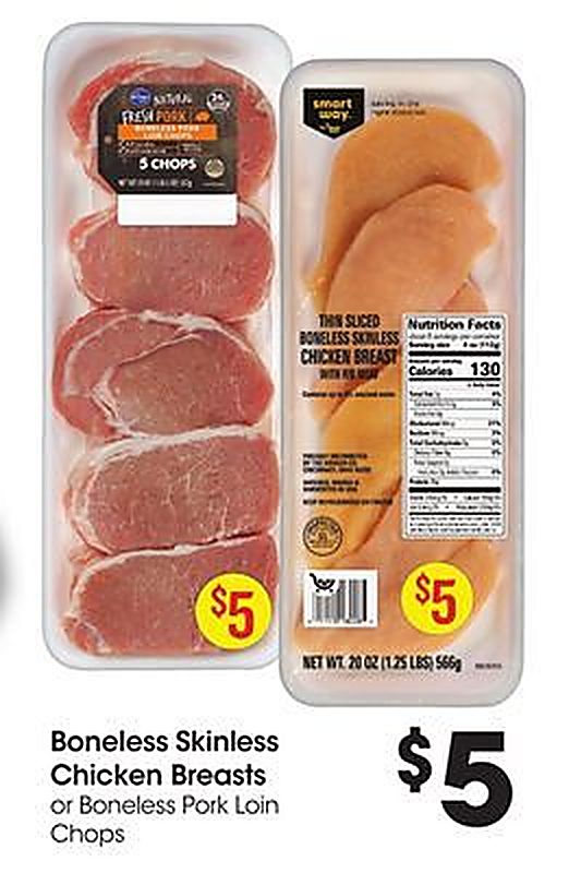 Boneless Skinless Chicken Breasts - Food 4 Less weekly ad deal