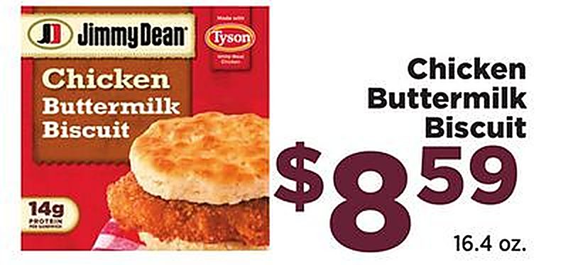 Jimmy Dean Chicken Buttermilk Biscuit - Food town Texas weekly ad deal