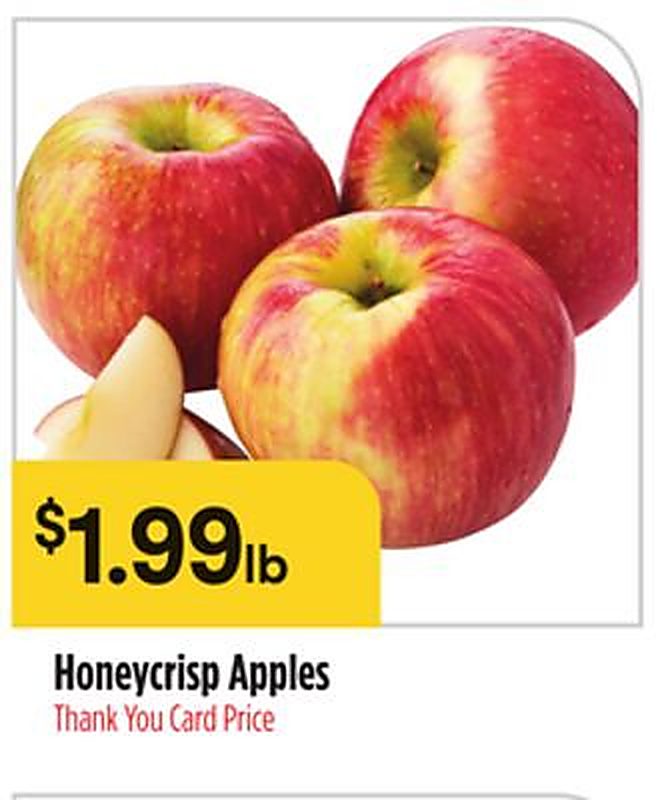 Honeycrisp Apples - Bashas weekly ad deal