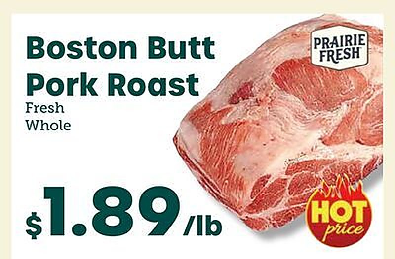 Boston Butt Pork Roast - Little Giant Farmers Market weekly ad deal