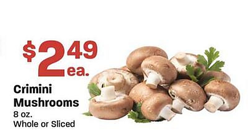 Crimini Mushrooms - Maceys weekly ad deal