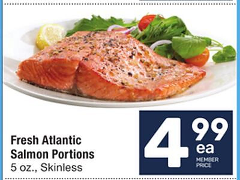 Fresh Atlantic Salmon Portions - Tom Thumb weekly ad deal
