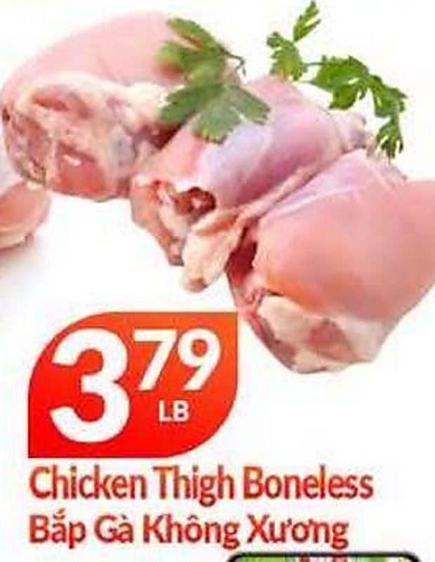 Chicken Thigh Boneless - Lams Seafood Market weekly ad deal