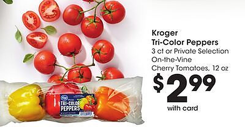 Kroger Tri-Color Peppers - Dillons weekly ad deal