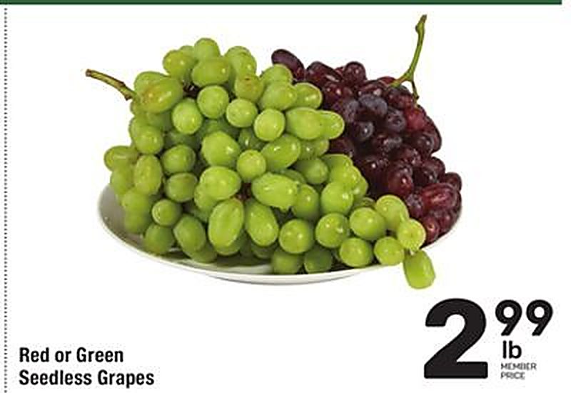 Red or Green Seedless Grapes - Tom Thumb weekly ad deal