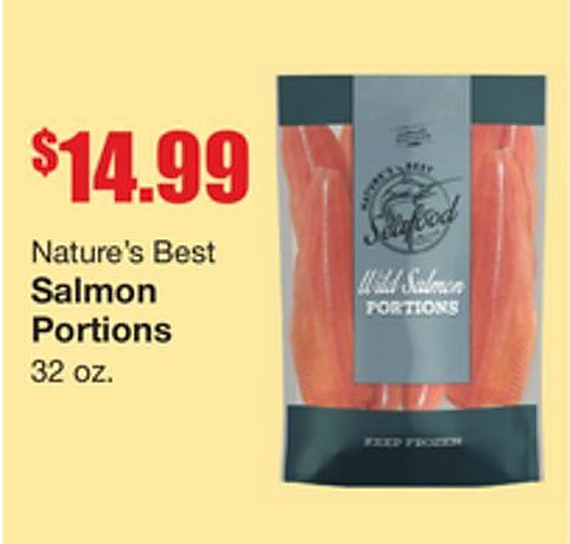 Nature's Best Salmon Portions - Marcs weekly ad deal