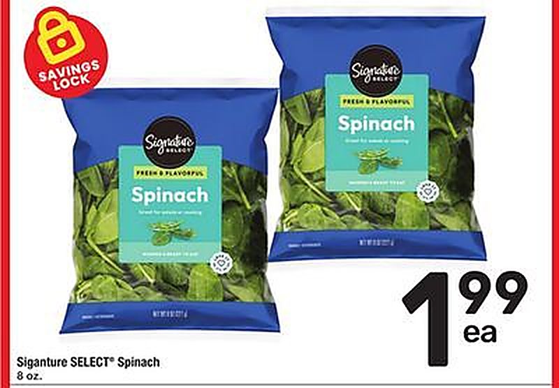 Siganture SELECT® Spinach - Randalls weekly ad deal
