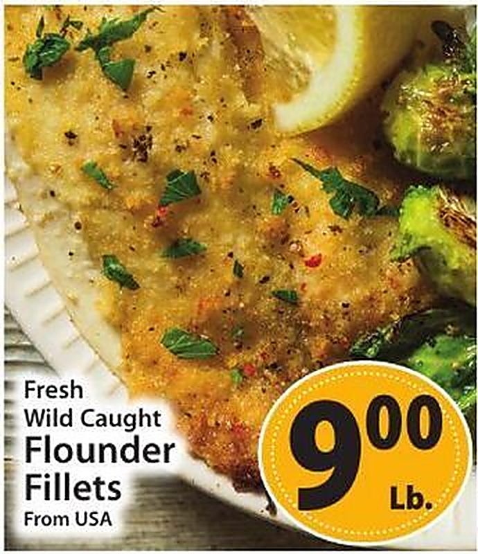 Fresh Wild Caught Flounder Fillets - West Side Marketplace weekly ad deal