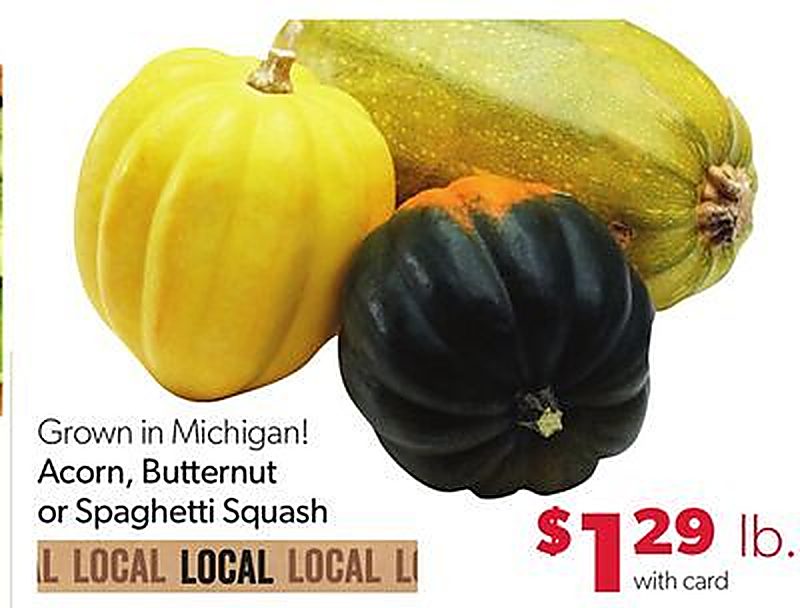 Acorn, Butternut or Spaghetti Squash - VG’s Grocery weekly ad deal