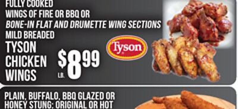 TYSON CHICKEN WINGS - Superfresh weekly ad deal