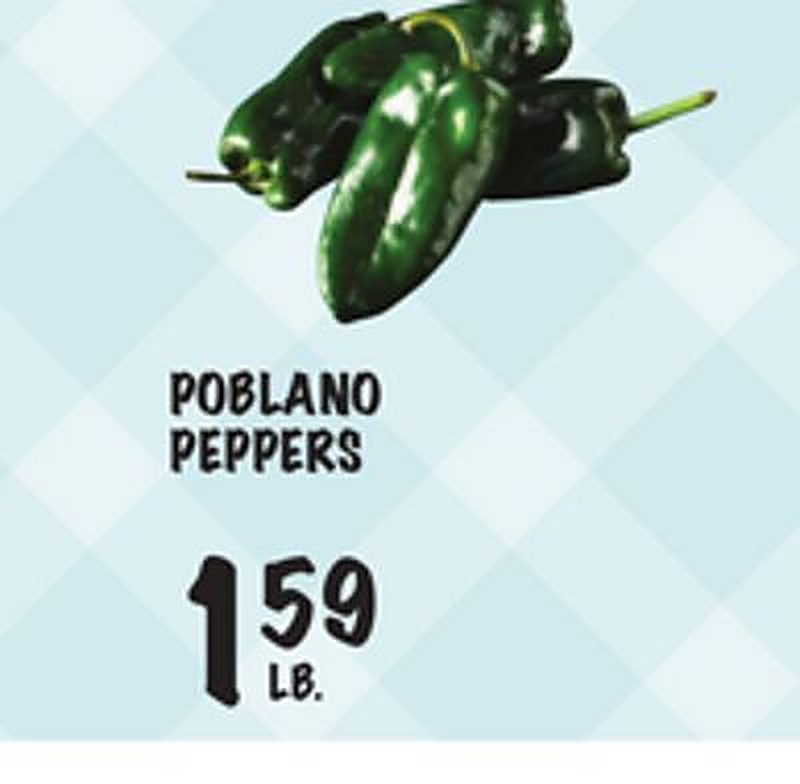 POBLANO PEPPERS - Foodarama weekly ad deal