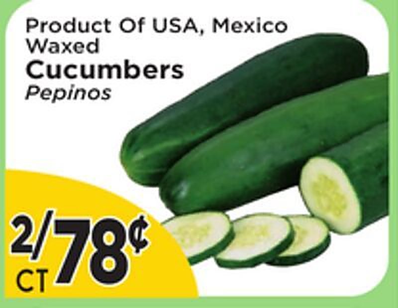 Product Of USA, Mexico Waxed Cucumbers - Presidente Supermarketss weekly ad deal