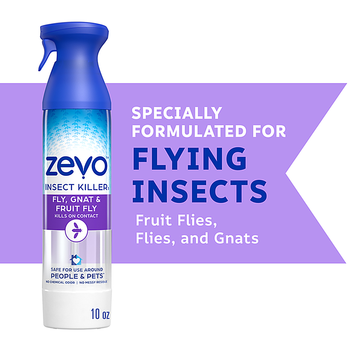 Zevo Fly Gnat & Fruit Fly Flying Insect Spray