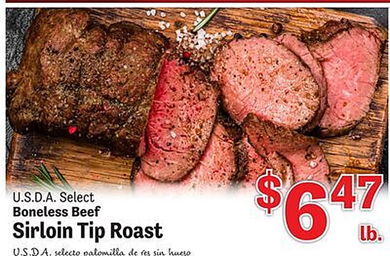 Boneless Beef Sirloin Tip Roast - Food Depot weekly ad deal