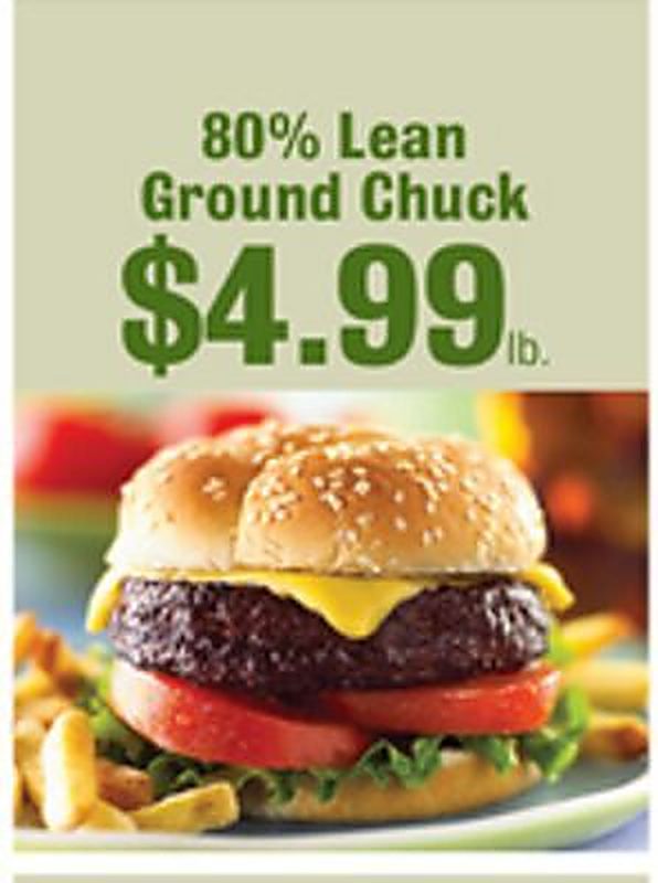 80% Lean Ground Chuck - Robert Fresh Market weekly ad deal