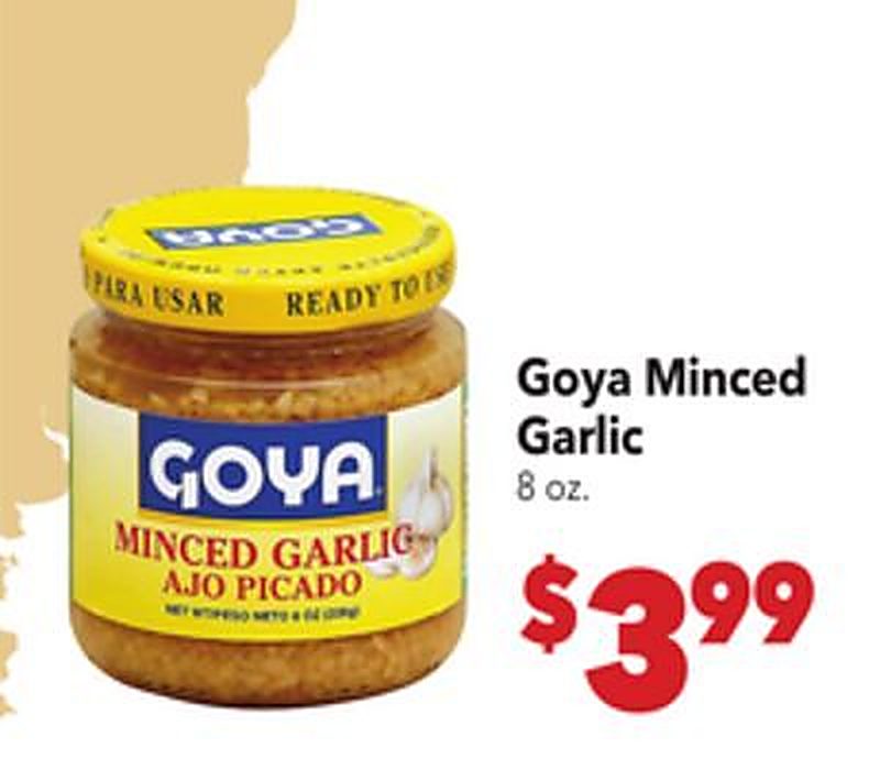Goya Minced Garlic - Vallarta Supermarkets weekly ad deal