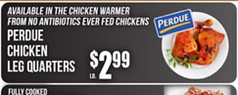PERDUE CHICKEN LEG QUARTERS - Superfresh weekly ad deal