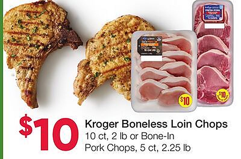 Kroger Boneless Loin Chops - Ruler Foods weekly ad deal
