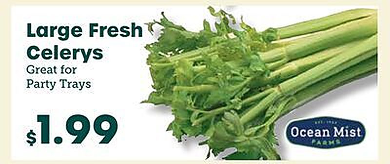 Large Fresh Celerys - Little Giant Farmers Market weekly ad deal