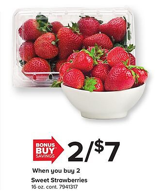 Sweet Strawberries - Giant Food Stores weekly ad deal