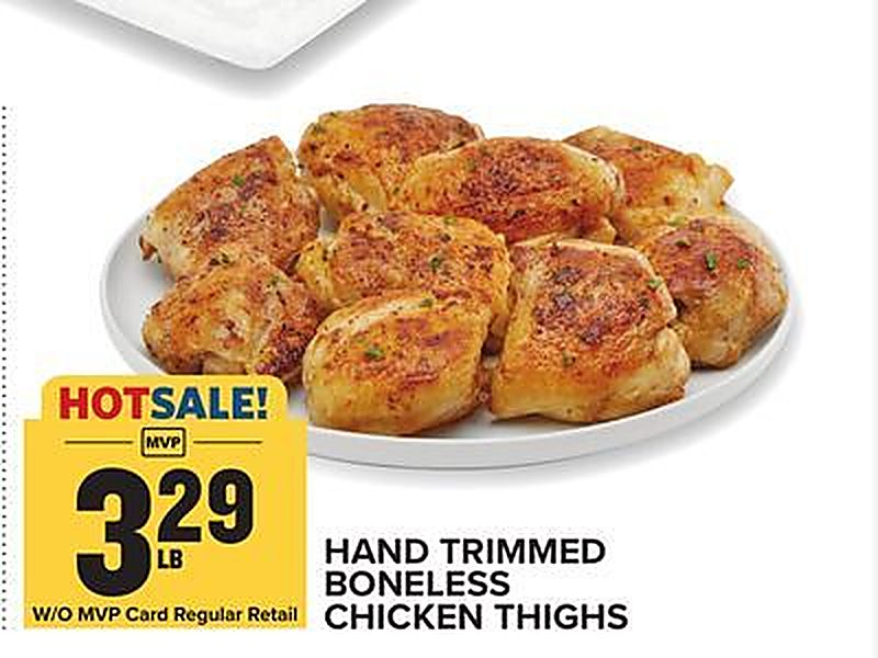 Hand Trimmed Boneless Chicken Thighs - Food Lion weekly ad deal