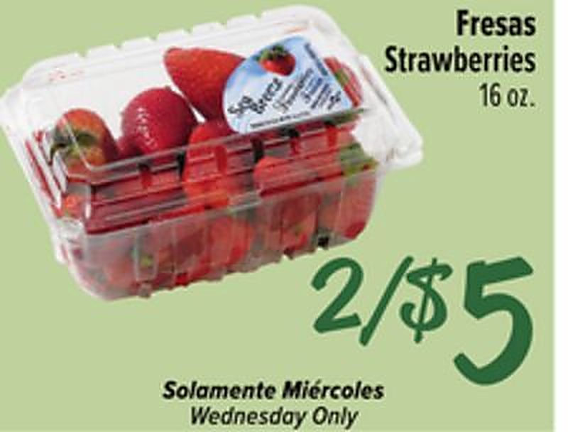 Fresas / Strawberries - Fiesta Mart weekly ad deal
