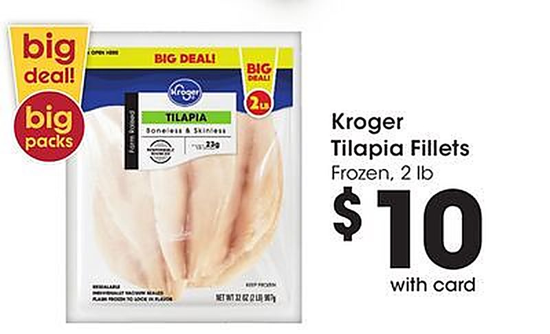 Kroger Tilapia Fillets - Kroger weekly ad deal