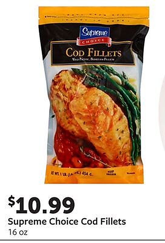 Supreme Choice Cod Fillets - Fareway Meat and Grocery weekly ad deal