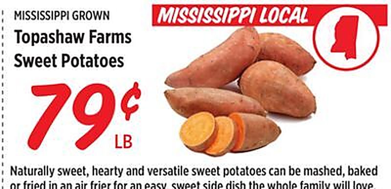 Topashaw Farms Sweet Potatoes - Rouses Markets weekly ad deal