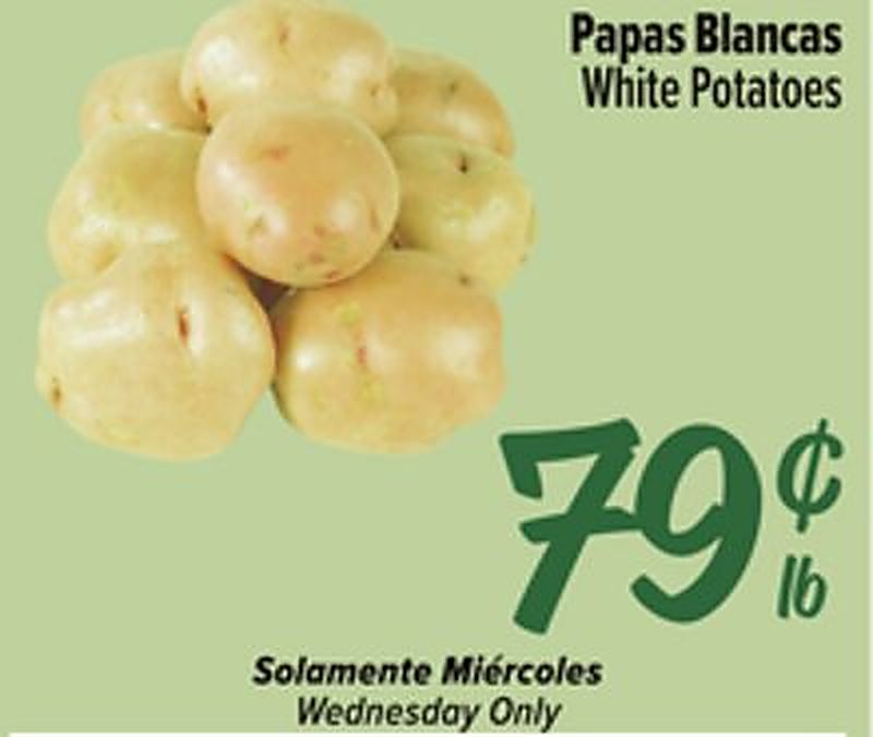 Papas Blancas / White Potatoes - Fiesta Mart weekly ad deal