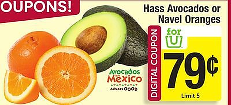 Hass Avocados Or Navel Oranges - Star Market weekly ad deal