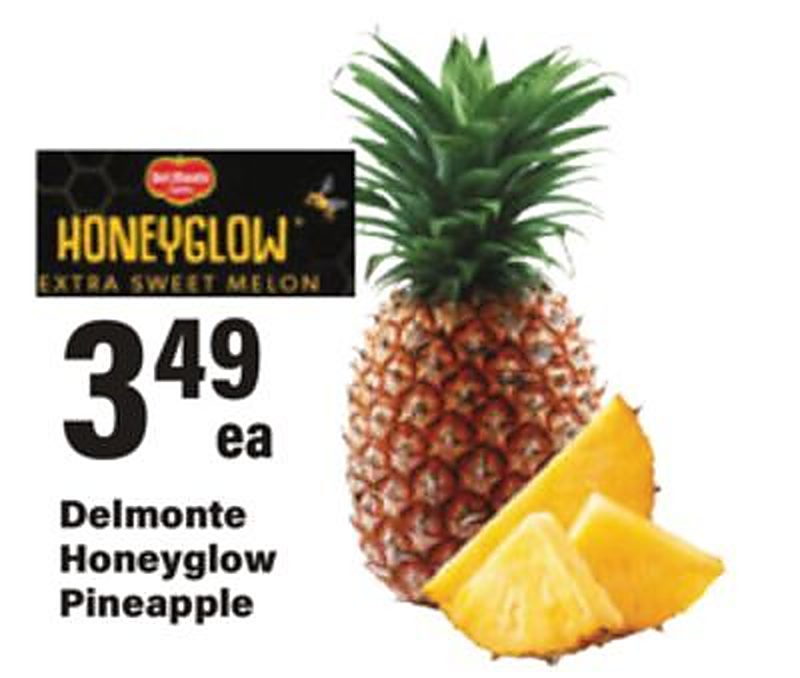 Delmonte Honeyglow Pineapple - Big Y weekly ad deal