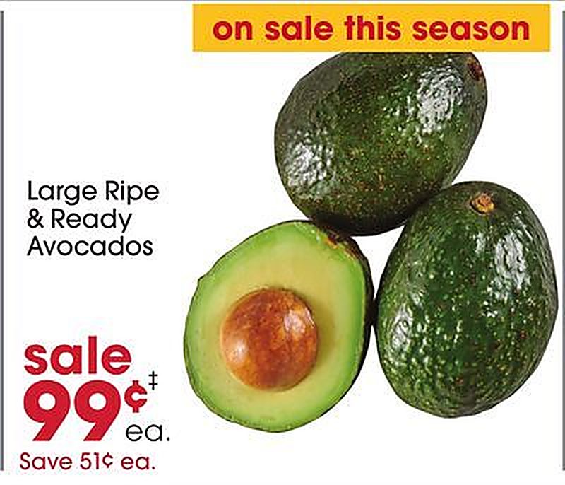 Large Ripe & Ready Avocados - Giant Eagle weekly ad deal
