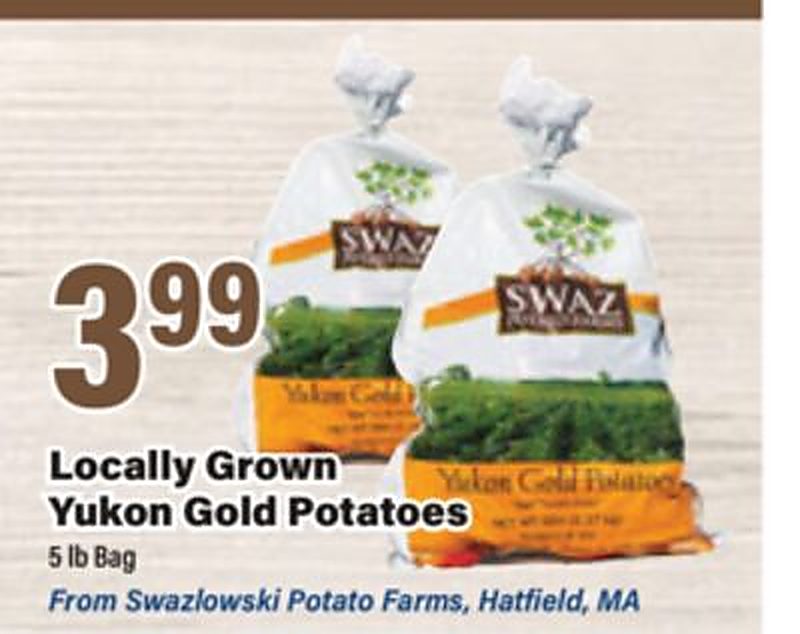 Locally Grown Yukon Gold Potatoes - Big Y weekly ad deal
