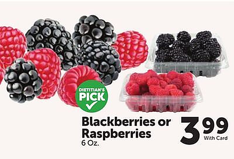 Blackberries or Raspberries - Food City weekly ad deal