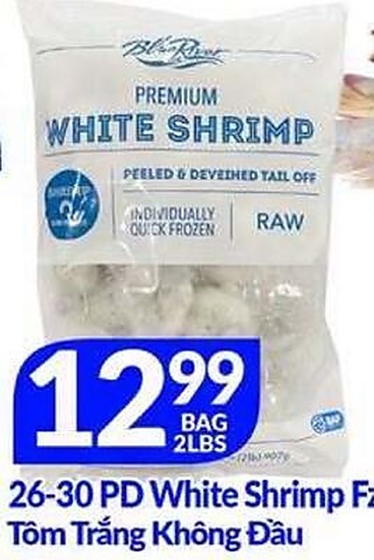 26-30 PD White Shrimp - Lams Seafood Market weekly ad deal