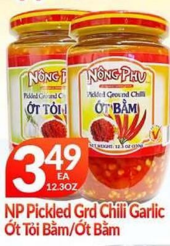 NP Pickled Grd Chili Garlic - Lams Seafood Market weekly ad deal