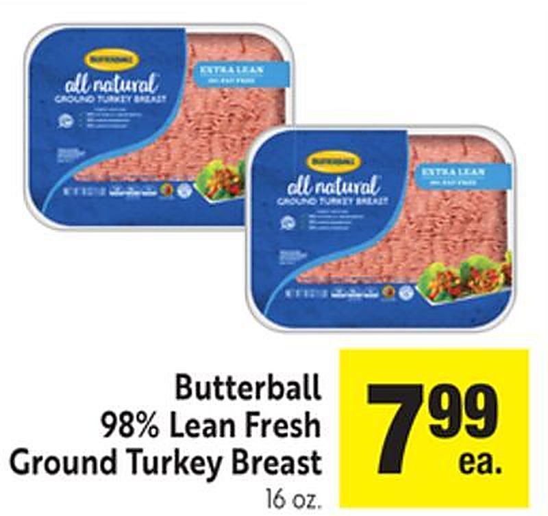 Butterball 98% Lean Fresh Ground Turkey Breast - Save Mart weekly ad deal
